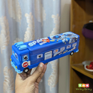 Bus Pencil Box Dark Blue 2