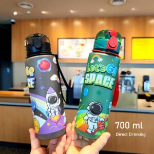 Astronaute Theme Kids Water Bottle