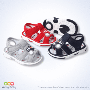Car Theme Baby Sandal for 9 18 Month with Sound By WinkyBinky